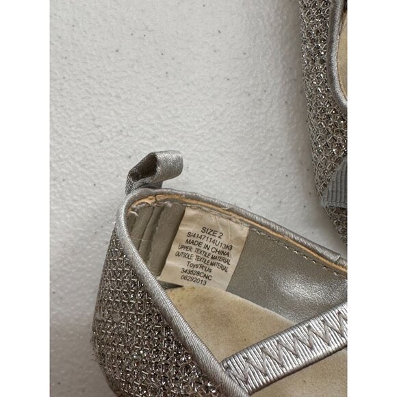 Set Of 3 Baby Girl Shoes Size 2 By Koala Baby & Carters Glitter & Bow Details - Picture 3 of 11